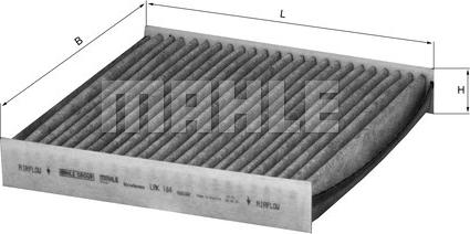 KNECHT LAK 184 - Filtrs, Salona telpas gaiss adetalas.lv