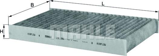 KNECHT LAK 280 - Filtrs, Salona telpas gaiss adetalas.lv