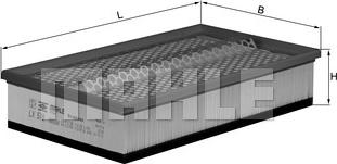 KNECHT LX 518 - Gaisa filtrs adetalas.lv