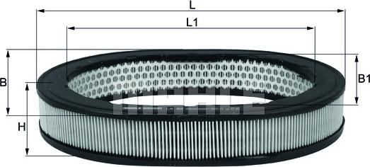 KNECHT LX 88 - Gaisa filtrs adetalas.lv