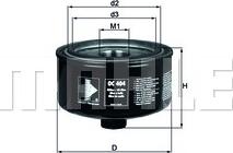 KNECHT OC 404 - Eļļas filtrs adetalas.lv