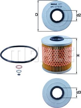 KNECHT OX 91D - Eļļas filtrs adetalas.lv