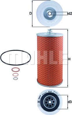 KNECHT OX 69D - Eļļas filtrs adetalas.lv