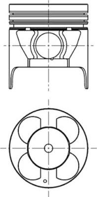 Kolbenschmidt 50003131 - Cilindru galva adetalas.lv