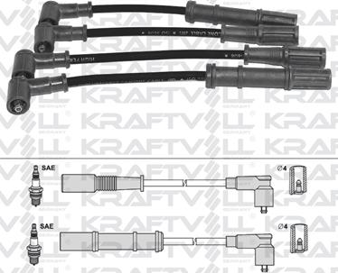 KRAFTVOLL GERMANY 05070192 - Augstsprieguma vadu komplekts adetalas.lv