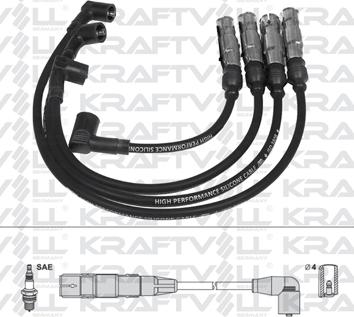 KRAFTVOLL GERMANY 05070341 - Augstsprieguma vadu komplekts adetalas.lv