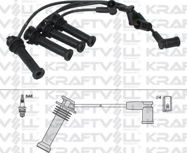 KRAFTVOLL GERMANY 05070290 - Augstsprieguma vadu komplekts adetalas.lv