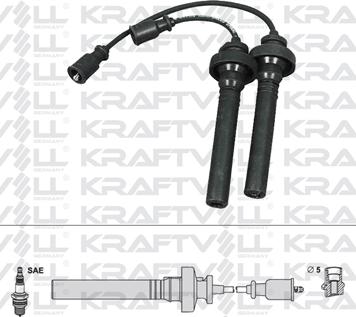 KRAFTVOLL GERMANY 05070255 - Augstsprieguma vadu komplekts adetalas.lv