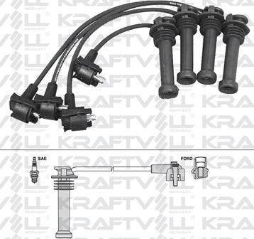 KRAFTVOLL GERMANY 05070231 - Augstsprieguma vadu komplekts adetalas.lv