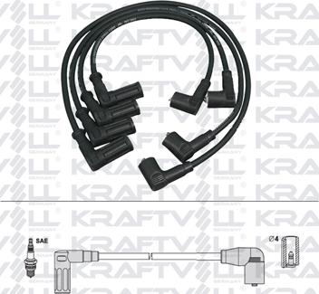 KRAFTVOLL GERMANY 05070238 - Augstsprieguma vadu komplekts adetalas.lv