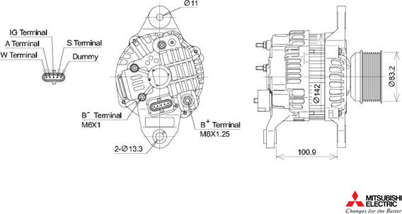 KUTNAK AUTOMOTIVE 721249/M - Ģenerators adetalas.lv