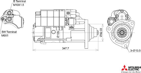 KUTNAK AUTOMOTIVE 723406/M - Starteris adetalas.lv