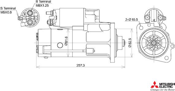 KUTNAK AUTOMOTIVE 723535/M - Starteris adetalas.lv