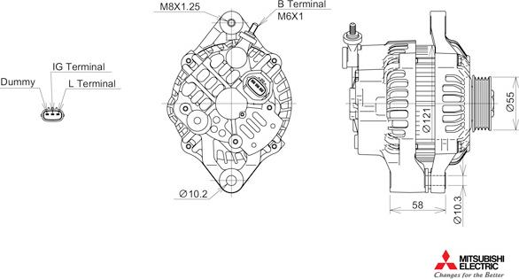 KUTNAK AUTOMOTIVE 722424/M - Ģenerators adetalas.lv