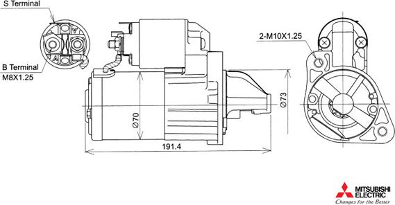 KUTNAK AUTOMOTIVE 722698/M - Starteris adetalas.lv