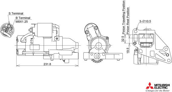 KUTNAK AUTOMOTIVE 722685/M - Starteris adetalas.lv