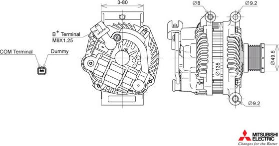 KUTNAK AUTOMOTIVE 722110/M - Ģenerators adetalas.lv