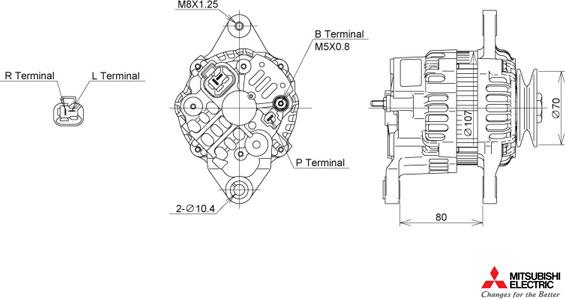 KUTNAK AUTOMOTIVE 722352/M - Ģenerators adetalas.lv