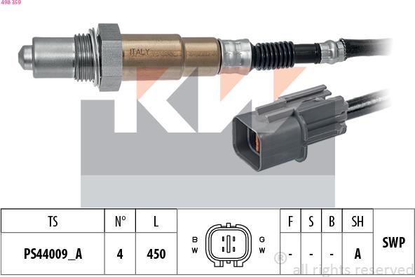 KW 498 359 - Lambda zonde adetalas.lv