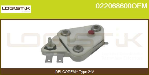 LGK 022068600OEM - Ģeneratora sprieguma regulators adetalas.lv