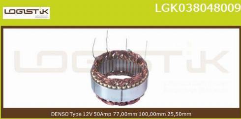 LGK LGK038048009 - Stators, Ģenerators adetalas.lv