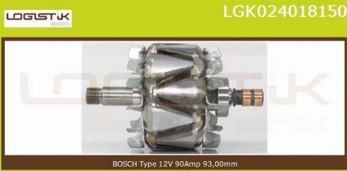 LGK LGK024018150 - Rotors, Ģenerators adetalas.lv