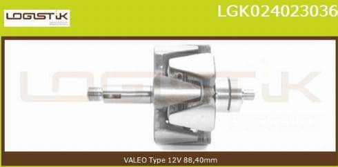 LGK LGK024023036 - Rotors, Ģenerators adetalas.lv