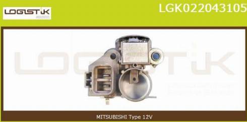 LGK LGK022043105 - Ģeneratora sprieguma regulators adetalas.lv