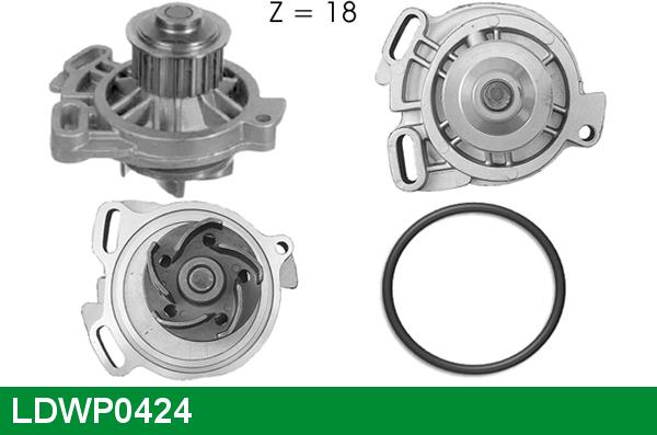 LUCAS LDWP0424 - Ūdenssūknis adetalas.lv
