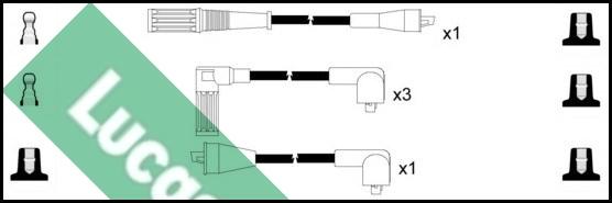 LUCAS LUC4180 - Augstsprieguma vadu komplekts adetalas.lv
