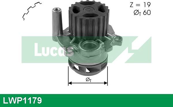 LUCAS LWP1179 - Ūdenssūknis adetalas.lv