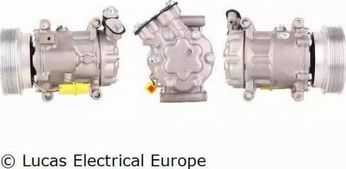 Lucas Electrical ACP550 - Kompresors, Gaisa kond. sistēma adetalas.lv