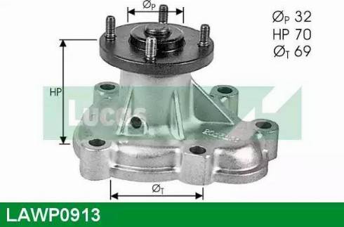 Lucas Engine Drive LAWP0913 - Ūdenssūknis adetalas.lv