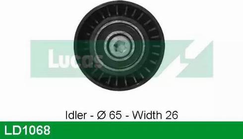 Lucas Engine Drive LD1068 - Parazīt / Vadrullītis, Zobsiksna adetalas.lv