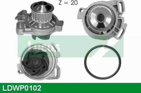 Lucas Engine Drive LDWP0102 - Ūdenssūknis adetalas.lv