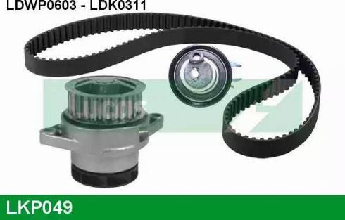 Lucas Engine Drive LKP049 - Ūdenssūknis + Zobsiksnas komplekts adetalas.lv