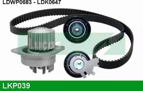 Lucas Engine Drive LKP039 - Ūdenssūknis + Zobsiksnas komplekts adetalas.lv