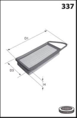 Lucas Filters LFAF557 - Gaisa filtrs adetalas.lv