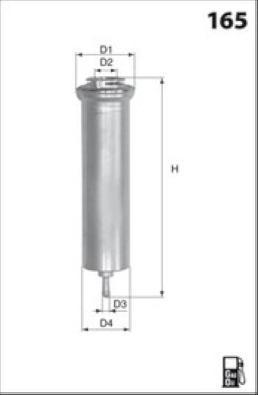 Lucas Filters LFDF127 - Degvielas filtrs adetalas.lv