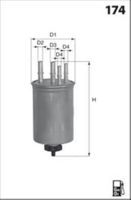 Lucas Filters LFDF296 - Degvielas filtrs adetalas.lv