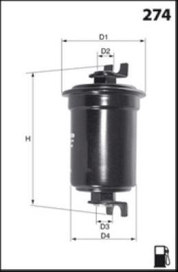 Lucas Filters LFPF047 - Degvielas filtrs adetalas.lv