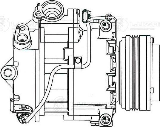 Luzar LCAC2671 - Kompresors, Gaisa kond. sistēma adetalas.lv