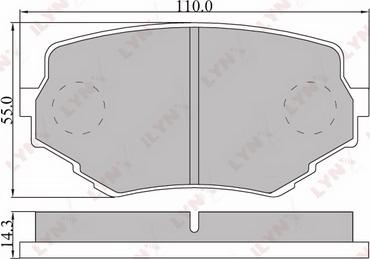 Japanparts PA-893 - Bremžu uzliku kompl., Disku bremzes adetalas.lv