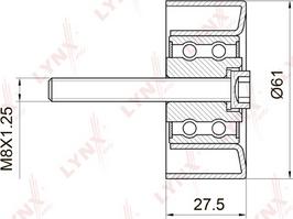 LYNXauto PB-3027 - Parazīt / Vadrullītis, Zobsiksna adetalas.lv