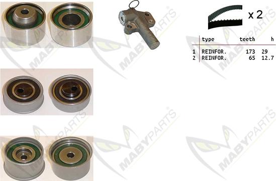 Mabyparts OBK010518 - Zobsiksnas komplekts adetalas.lv