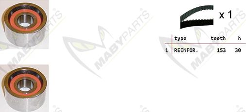 Mabyparts OBK010073 - Zobsiksnas komplekts adetalas.lv