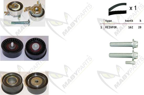 Mabyparts OBK010133 - Zobsiksnas komplekts adetalas.lv