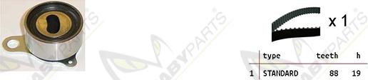 Mabyparts OBK010386 - Zobsiksnas komplekts adetalas.lv