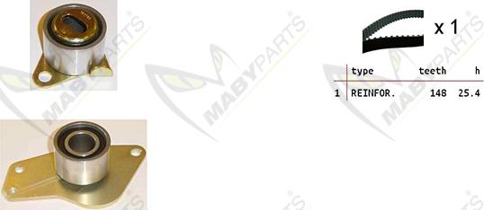 Mabyparts OBK010295 - Zobsiksnas komplekts adetalas.lv