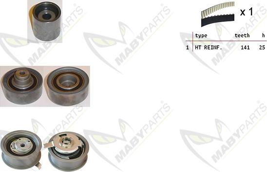 Mabyparts OBK010221 - Zobsiksnas komplekts adetalas.lv